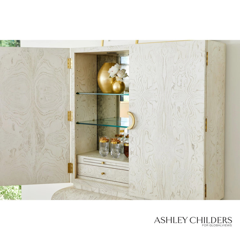 Baxter Bar Cabinet-White
