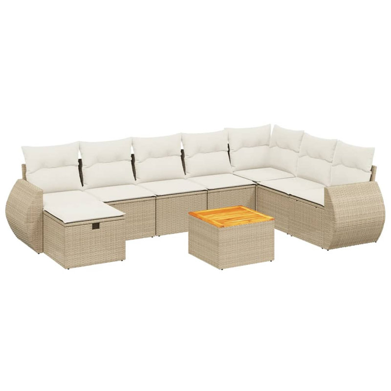 Ensemble de canapé de jardin Vidaxl
