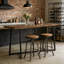 Rectangular Wood Top Dining Table