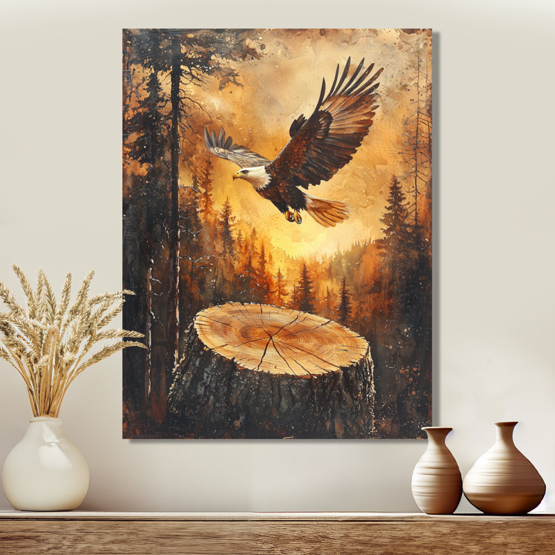 Andreana - Animaux, art mural, salon, H 32 po x l 16 po, Toile tendue, Ne s'applique pas