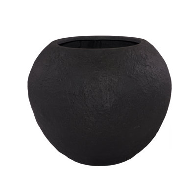 Aera Planter Wide, Black, Small