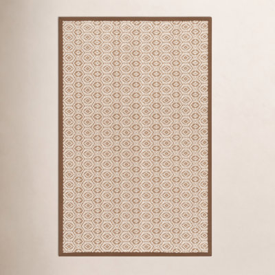 Jacquard Geometric Sisal Rug