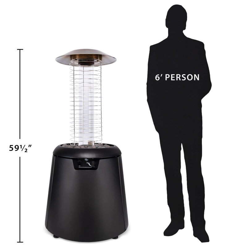 Tiki Stainless Steel Propane Patio Heater, 32.4"