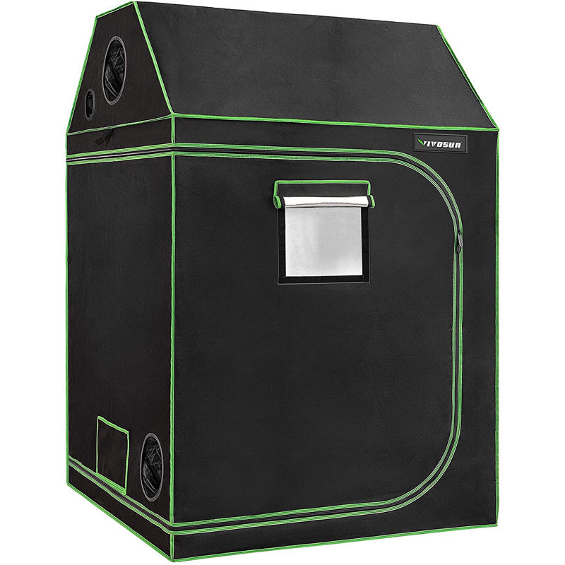 Tente pour plantes d’intérieur en cube toit, H 72 po x l 48 po x P 48 po