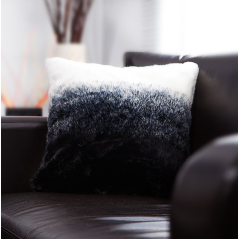 Coussin Lush, Noir
