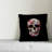 Floral Skull Indoor/Outdoor Reversible Throw Pillow-24439027