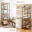 Santana 57.9" H X 18.5" W Standard 5-shelf Storage Etagere Bookcase-1681639191