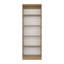Bibliothèque Home 4 tablettes, large, avec rangement à plusieurs niveaux, tablettes de présentation