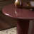 Bossa End Table-Plum Lacquer Resin