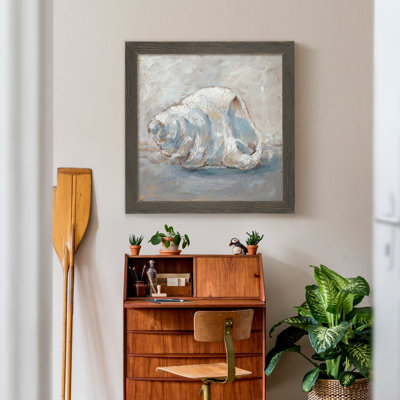 «Blue Shell Study IV», reproduction sur toile encadrée