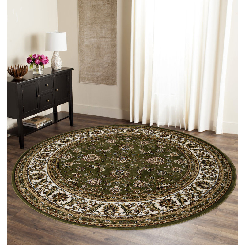 Leatri Oriental Indoor Rug, Round 5'3"