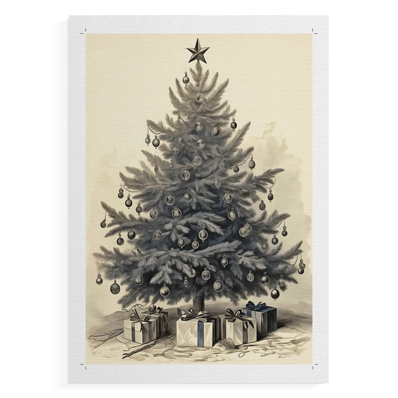 Fêtes de Noël, art CDLxxxi - reproduction de toile seulement - non encadrée, H 18 po x l 12 po