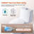 Elongated One-Piece Toilet, 16.6" ADA Comfort Height with Powerful Siphonic Flush, Nano Self-Cleaning Glaze, Soft-Close Slim Lid, Easy Installation, CUPC & MAP1000g Certified, 12" Rough-In