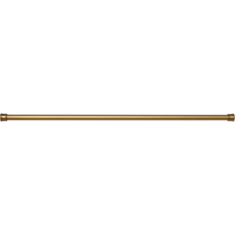 Gold Adjustable Steel Tension Shower Curtain Rod 41-76 Inches