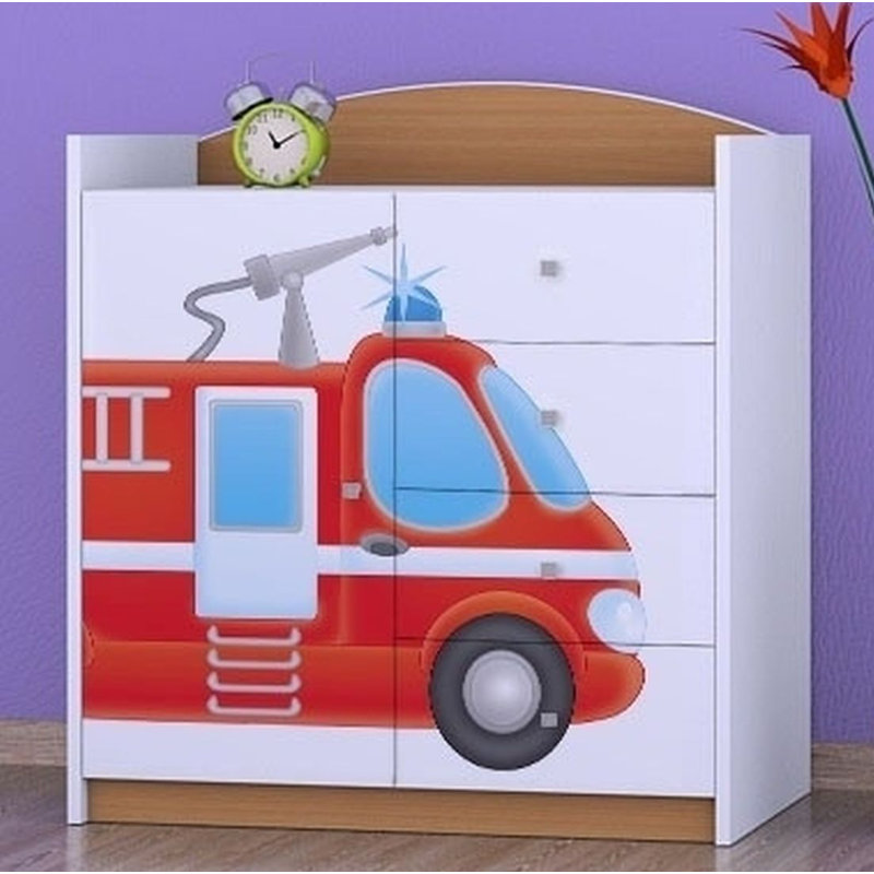 Nielsville Kids 4 - Drawer Combo Dresser, Beech