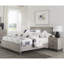 Queen Bed With Grey - Board Bedroom Beauty Size Stylish Essential
