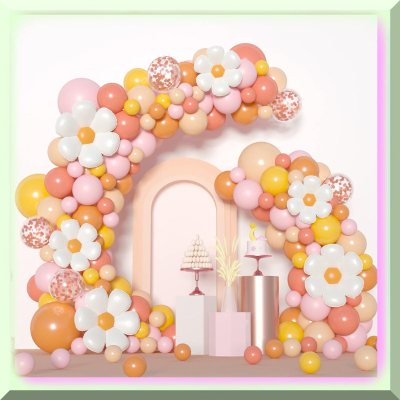 Vibrant Green and Gold Tissue Pom Poms Set