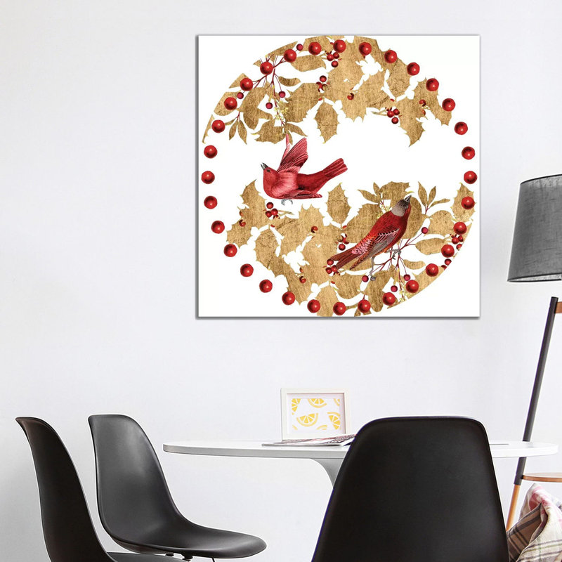 Bird Christmas Collection C, 93.98cm H x 93.98cm W
