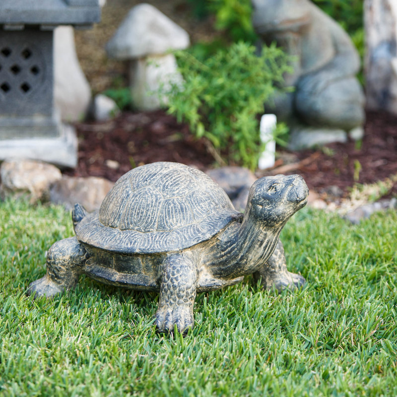 Cerys Animals Weather Resistant Fiberstone Garden Statue