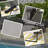Patio Sunbathing Lounge, 4 Adjustable Positions, Cream White, Face & Arm Holes, Pillow , Foldable Beach Chair, 4 Adjustable,