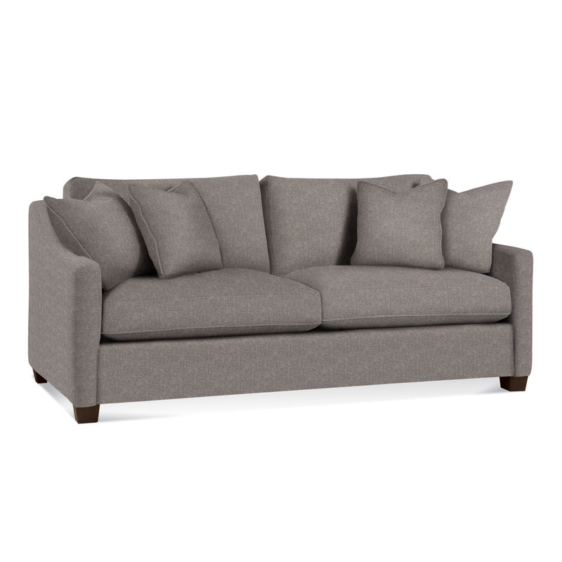 Oliver Sofa, Brown Geometric, 0456-33, Java