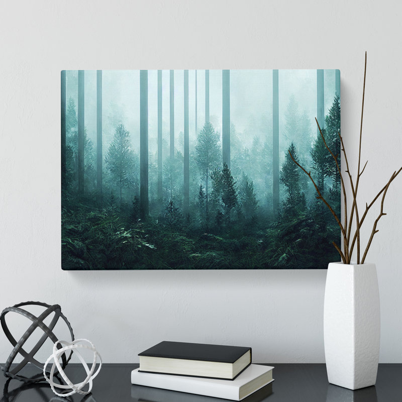 XXX-H1022-WF-7151X Pretty Forest - Wrapped Canvas Print, 35cm H x 50cm W x 3cm D