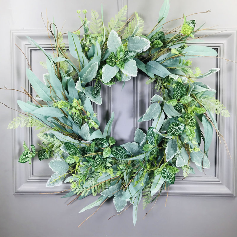 Couronne de polyester artificielle ronde 24 po Arty