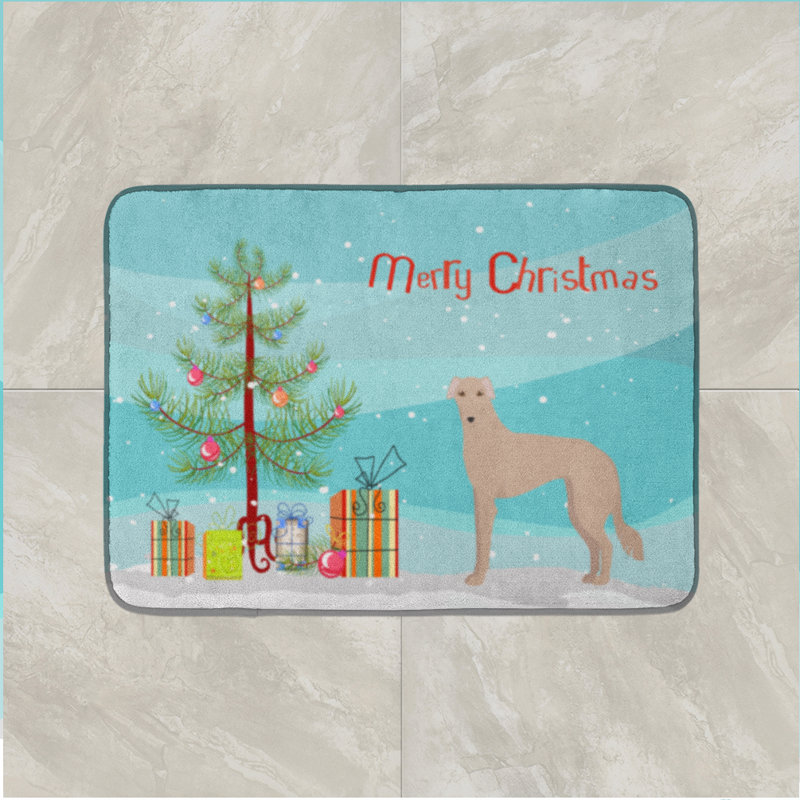 Tapis pour salle de bain chinois, Longdog brun clair