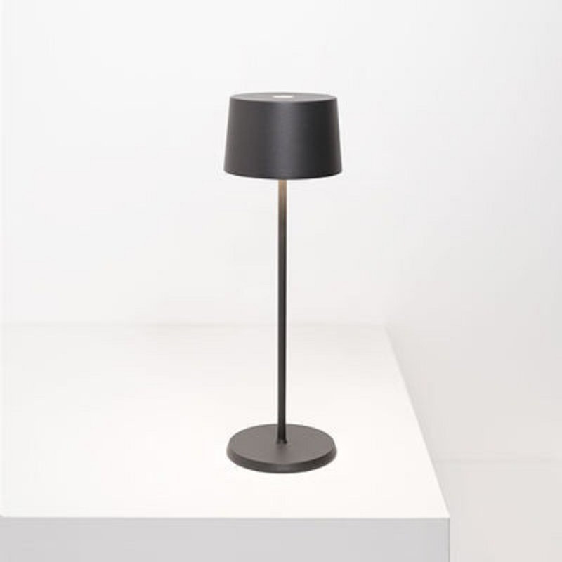 Olivia Pro Table Lamp, Dark Gray, Dark Gray