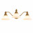 3-Light Antique Bronze Bathroom Vanity Light