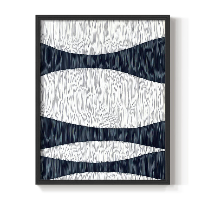 "ABSTRACT Series DCCX" par J Paul, Noir, noir, noir, noir, H 29 po x l 23 po
