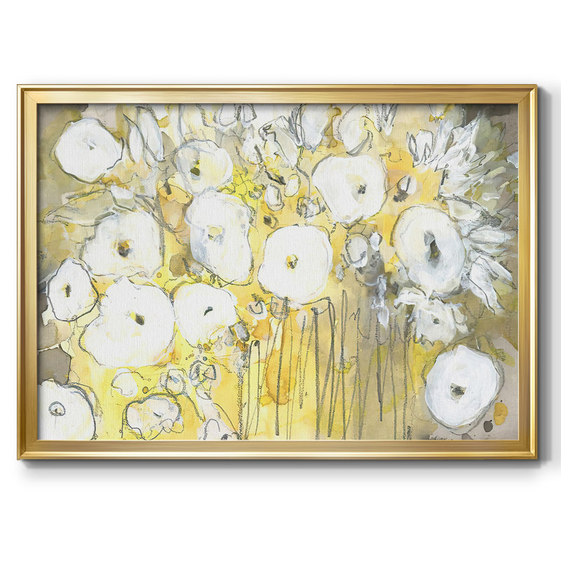 «Heirloom Treasure I», peinture sur toile encadrée, H 14 po x l 20 po x P 1,5 po, Toile encadrée dorée avec coins fermés