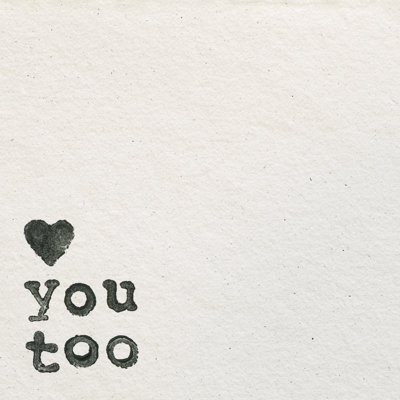 Love You Too by Wild Apple Portfolio - Wrapped Canvas Print
