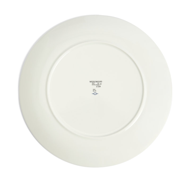 Gio Blue 11.1in Plate Blue Line