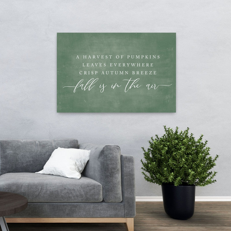 «Fall Is In The Air», art contemporain abstrait, H 32 po x l 48 po