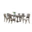 Chaises d'appoint de style transitionnel 2 pièces