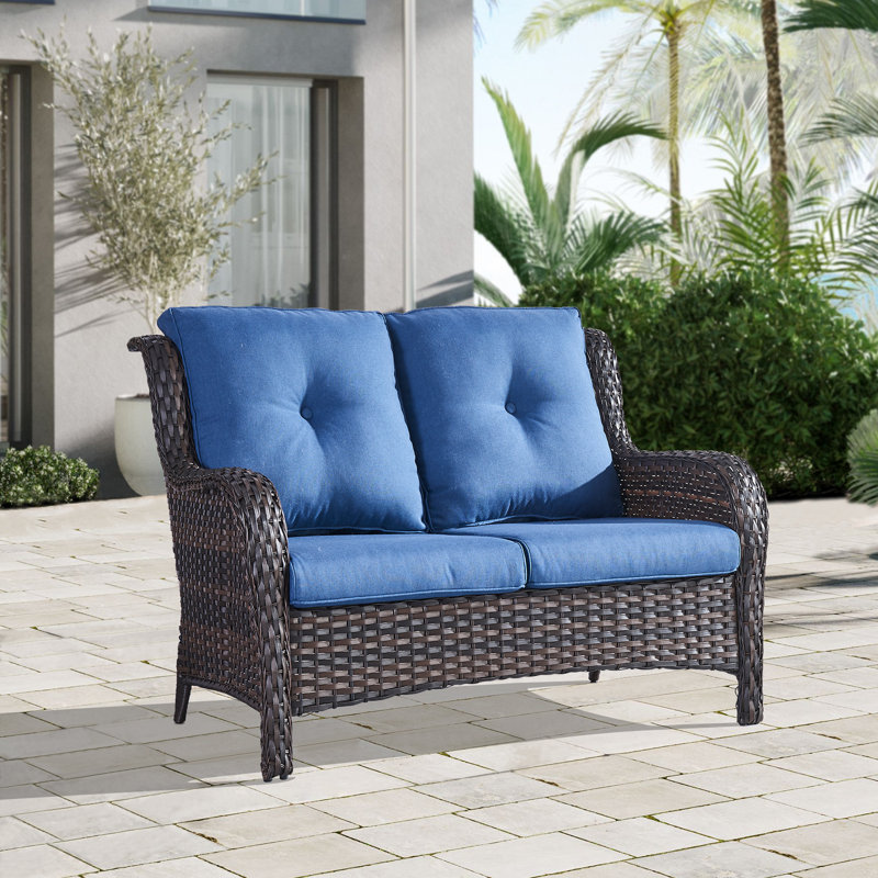 Bonia 51.18'' Wide, Brown, Blue