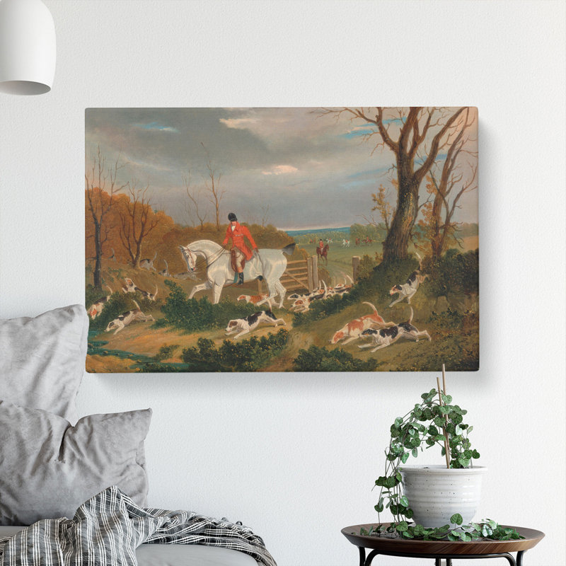 The Suffolk Hunt Vol.4 by John Frederick Herring - Wrapped Canvas Painting, 40cm H x 60cm W x 3cm D