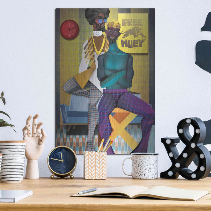 «Right On» par Jaleel Campbell, H 16 po x l 12 po