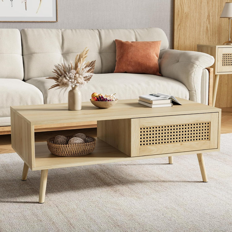 Table basse Boho, Beige
