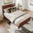  Jeilynn Solid Wood Foundation Bed Frame with Matching Footboard-339714126-339714124