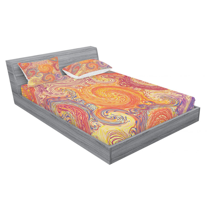 Microfiber Sheet Set, Queen Sheet Set with Fitted Sheet