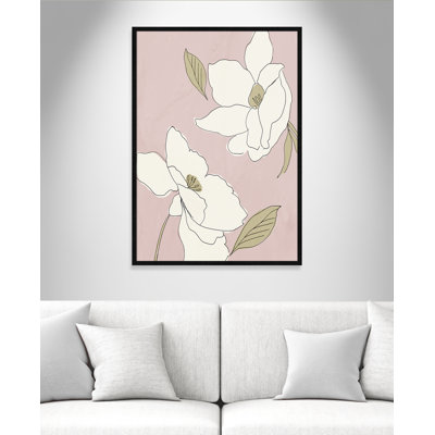Oleander blanc - cadre photo
