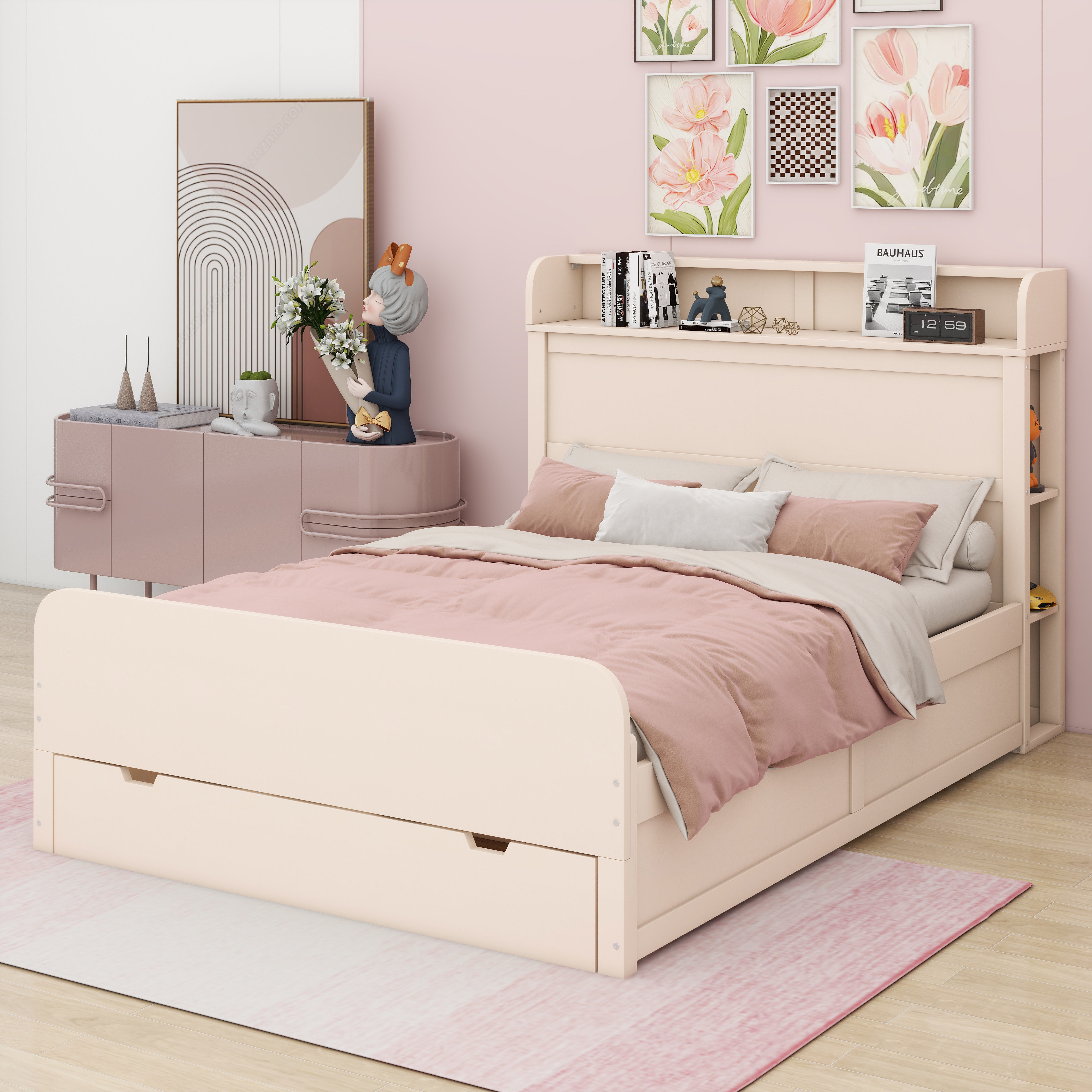 Latitude Run® Garnetta Panel Storage Bed - Wayfair Canada