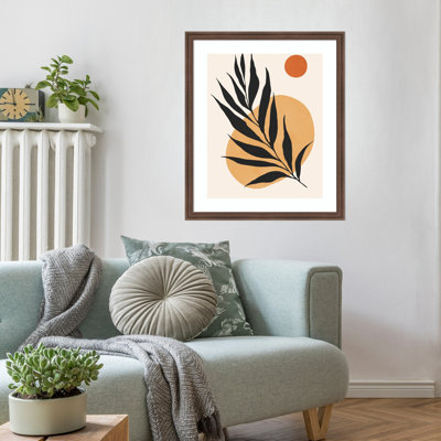 «Watercolor Floral No. 8» par Vitor Costa, reproduction d'art encadrée sur bois