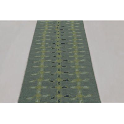 Scandinavian One-of-a-Kind 3'0X8'0 Hand Knotted Area Rug