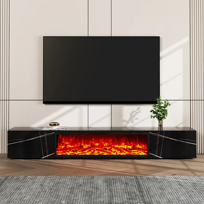 Meuble télé, H 13,78 po x L 94,49 po x l 15,75 po
