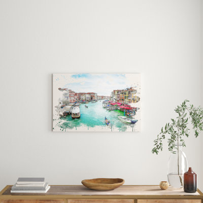 Wrapped Canvas Painting