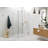 Illume 60 in. x 35 in. x 78 in. 90-degree Fully Frameless Wall Hinged Glass Shower Enclosure-91059148