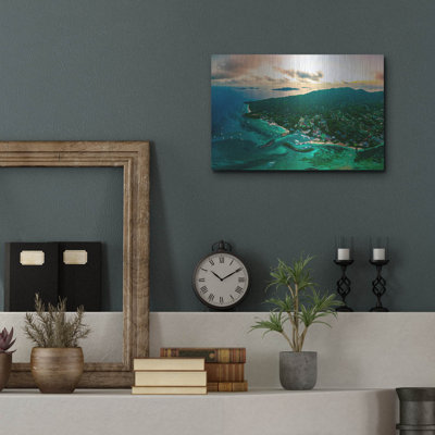 'La Digue 3 Crop', Metal Wall Art